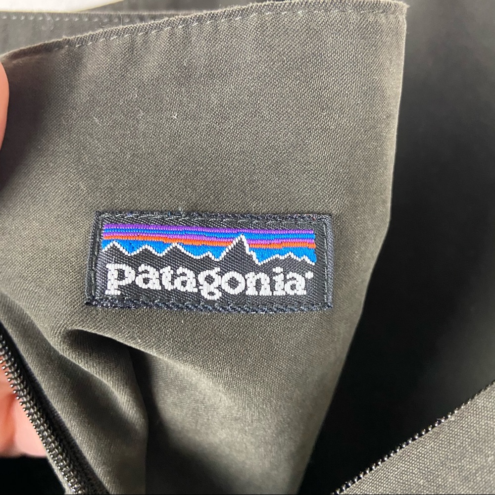 Patagonia Olive Green Sleeveless Dress Size 10 - Picture 8 of 9